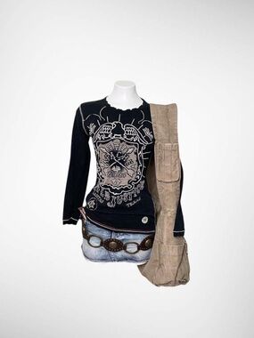 Vintage Double D Ranchwear Apache Justice Texas Graphic Top | Western Boho Core